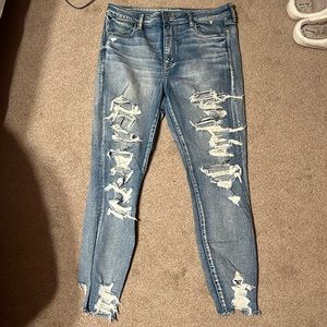 American Eagle next level stretch hi-rise jegginings.